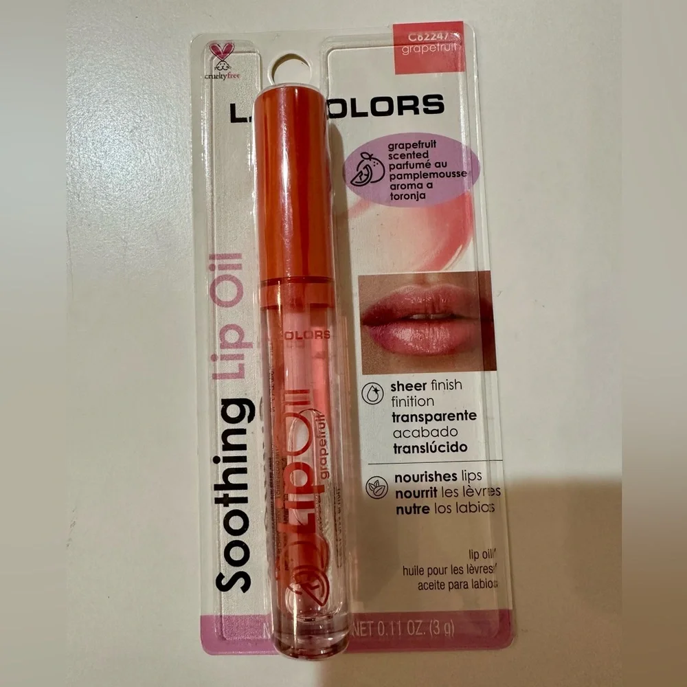 3 for $20 NWT LA Colors Lip Oil in Grapefruit